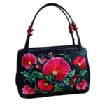 Ethnic Embroidered Canvas Handbag for Women