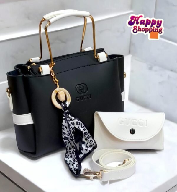 Ladies Handbag with Matching Small Pouch – Elegant Premium Quality Handbag for Women