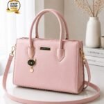 Charles & Keith 2 Zipper Bag Beige – Stylish Leatherette Handbag for Women